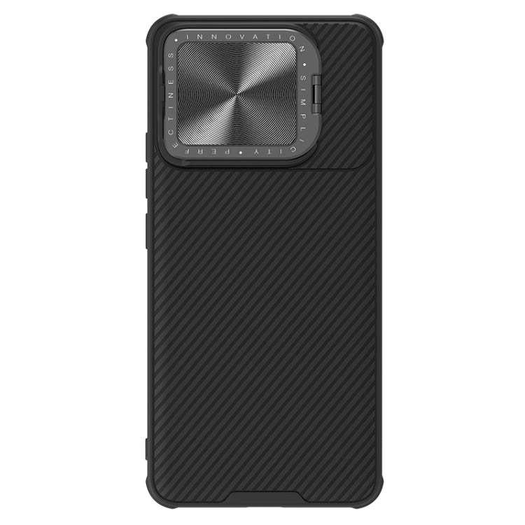 For Xiaomi Redmi K70/K70 Pro NILLKIN Black Mirror Prop CD Texture Mirror Phone Case(Black)