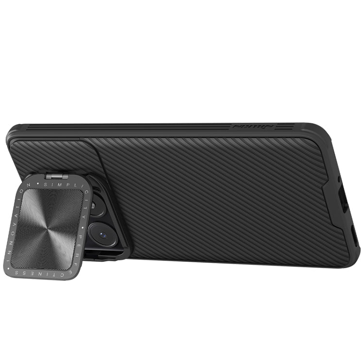 For Xiaomi Redmi K70/K70 Pro NILLKIN Black Mirror Prop CD Texture Mirror Phone Case(Black)