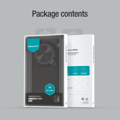 For Xiaomi 14 Ultra NILLKIN Black Mirror Prop CD Texture Mirror Phone Case(Green)