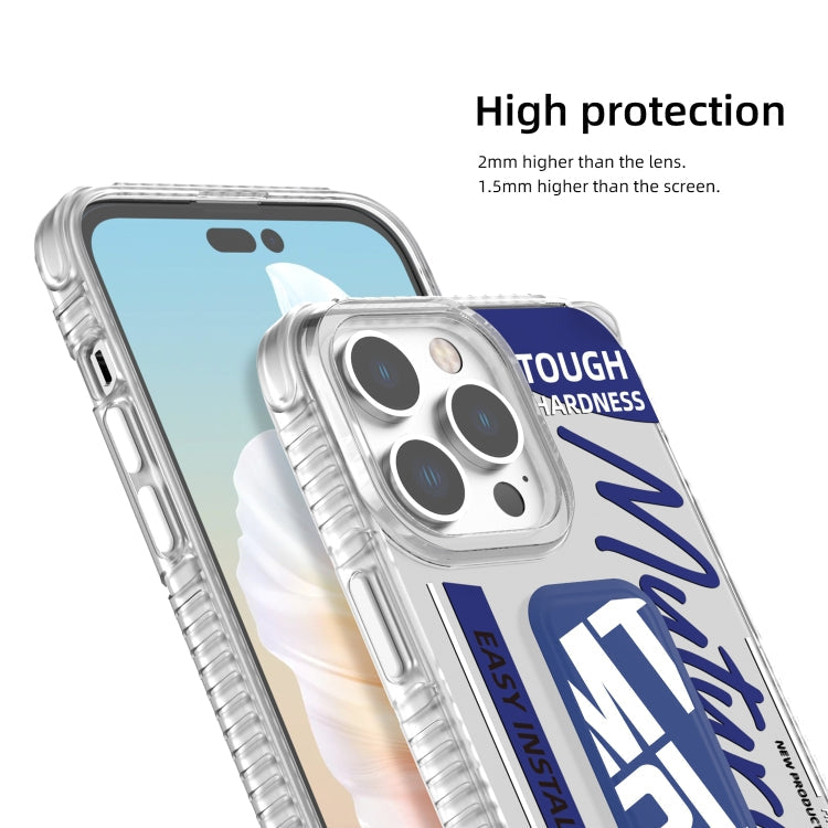 For iPhone 15 Pro Mutural Wing Flash Series TPU Phone Case with IML Stand(Yellow)