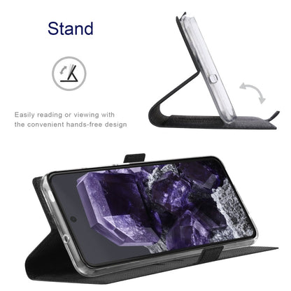 For Google Pixel 8 ViLi K Series Shockproof Magnetic Flip Leather Phone Case(Black)