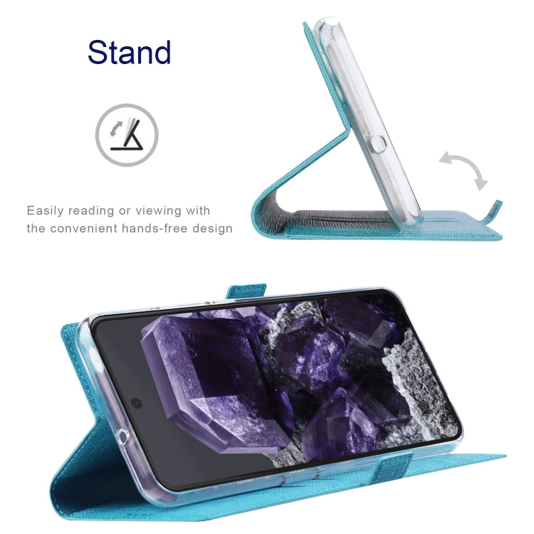 For Google Pixel 8 ViLi K Series Shockproof Magnetic Flip Leather Phone Case(Blue)