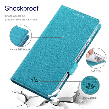 For Google Pixel 8 ViLi K Series Shockproof Magnetic Flip Leather Phone Case(Blue)