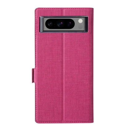 For Google Pixel 8 Pro ViLi K Series Shockproof Magnetic Flip Leather Phone Case(Rose Red)