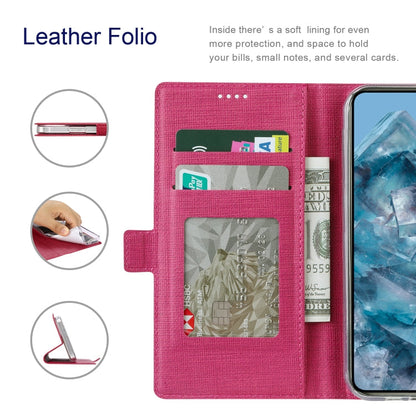For Google Pixel 8 Pro ViLi K Series Shockproof Magnetic Flip Leather Phone Case(Rose Red)