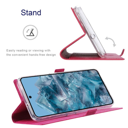 For Google Pixel 8 Pro ViLi K Series Shockproof Magnetic Flip Leather Phone Case(Rose Red)
