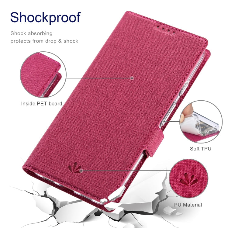 For Google Pixel 8 Pro ViLi K Series Shockproof Magnetic Flip Leather Phone Case(Rose Red)