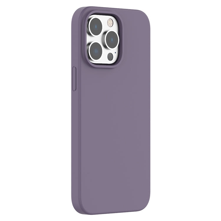 For iPhone 15 Pro Max Mutural Yuemu Series Liquid Silicone Phone Case(Purple)