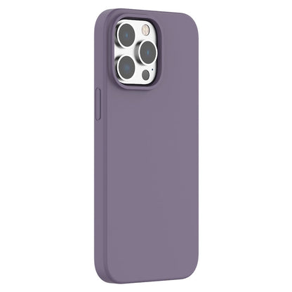 For iPhone 15 Pro Max Mutural Yuemu Series Liquid Silicone Phone Case(Purple)