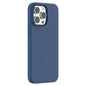 For iPhone 15 Pro Mutural Yuemu Series Liquid Silicone Phone Case(Dark Blue)