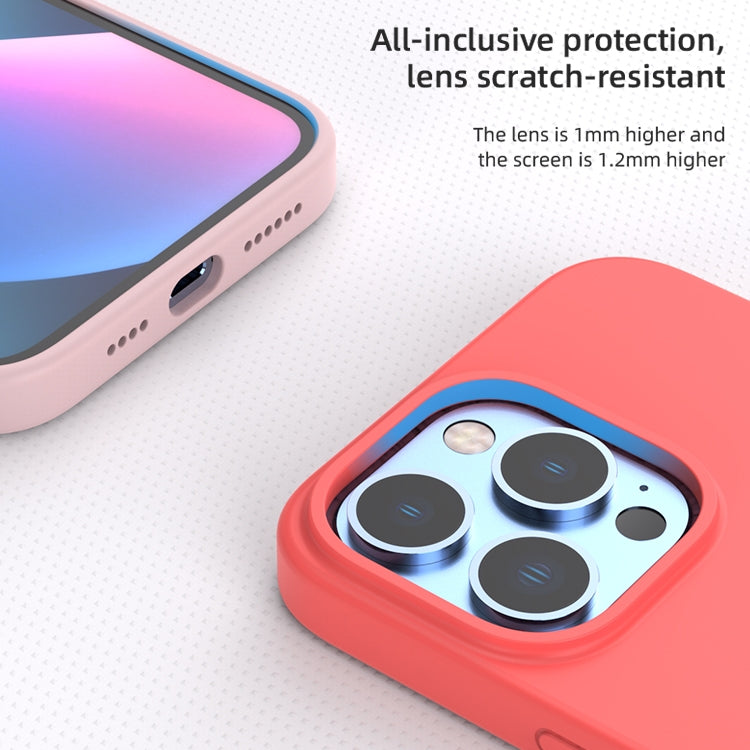 For iPhone 15 Pro Mutural Yuemu Series Liquid Silicone Phone Case(Light Blue)