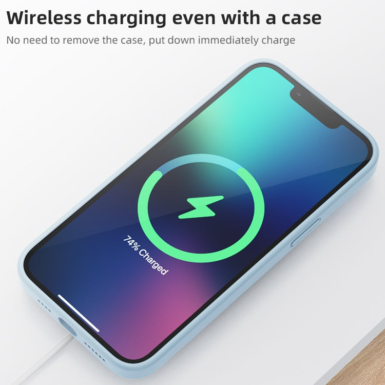 For iPhone 15 Pro Max Mutural Yuemu Series Liquid Silicone Phone Case(Dark Blue)