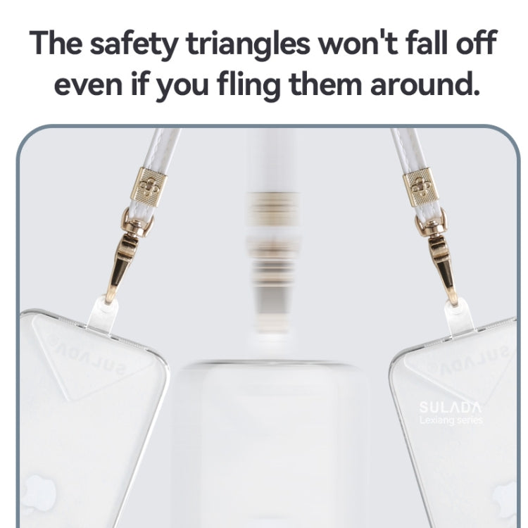 SULADA Multifunctional Universal Mobile Phone Lanyard, Style:Long Style(Purple)