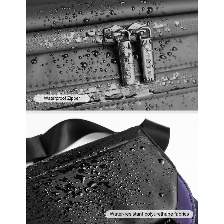 Cwatcun D85 Camera Bag Side Quick Access Camera Messenger Case Waterproof Bag, Size:30 x 15 x 24cm Small(Black)