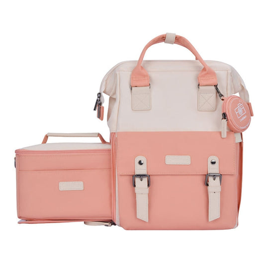 Cwatcun D87 Sac à Dos Photo Grande Capacité avec Compartiments de Rangement et Bretelles Rembourrées, Dimensions:38 x 31 x 20cm Petit (Rose)