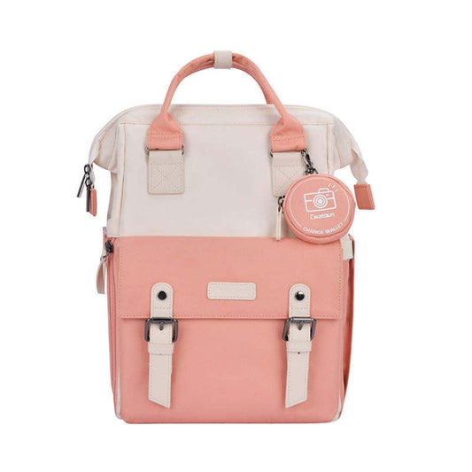 Cwatcun D87 Sac à Dos Photo Grande Capacité avec Compartiments de Rangement et Bretelles Rembourrées, Dimensions:38 x 31 x 20cm Petit (Rose)