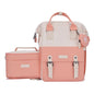 Cwatcun D87 Sac à Dos Photo Grande Capacité avec Correspondance des Couleurs, Taille : 40,5 x 35 x 20 cm Grand (Rose)