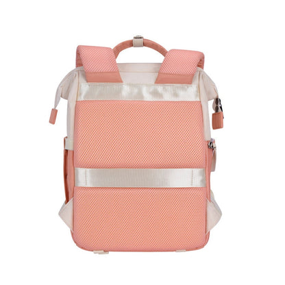 Cwatcun D87 Sac à Dos Photo Grande Capacité avec Correspondance des Couleurs, Taille : 40,5 x 35 x 20 cm Grand (Rose)