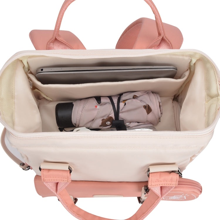 Cwatcun D87 Sac à Dos Photo Grande Capacité avec Correspondance des Couleurs, Taille : 40,5 x 35 x 20 cm Grand (Rose)