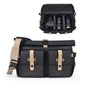 Cwatcun D90 Contrast Color Single Shoulder Camera Bag Outdoor Camera Bag Professional Crossbody Handbag, Size:30.5 x 19 x 20cm Large(Black)