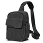 Sac pour appareil photo en toile Cwatcun D93, bandoulière, taille : 21 x 14 x 30 cm, noir
