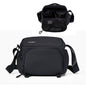 Sac photo bandoulière Cwatcun D101 pour objectif d'appareil photo, taille : 20 x 20,5 x 15 cm (noir)