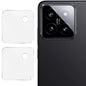 Pour Xiaomi 14 5G 2 PCS/Set Film de protection d'objectif de caméra arrière en verre HD IMAK