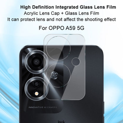 Pour OPPO A59 5G imak Film en Verre Trempé Intégré pour Objectif de Caméra Arrière