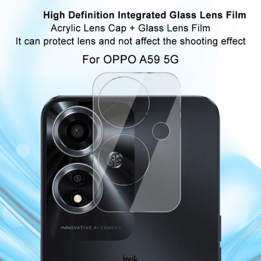 For OPPO A59 5G imak Integrated Rear Camera Lens Tempered Glass Film