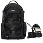 Cwatcun D111 Large Capacity Outdoor Professional Photography Backpack Shoulders Laptop Camera Bag, Size:56 x 33 x 18cm(Black)