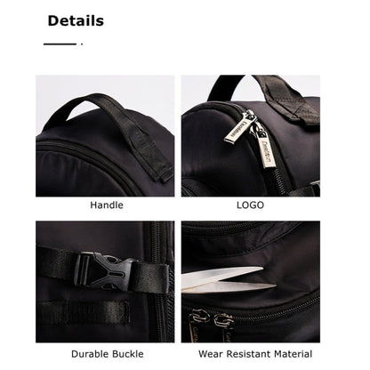 Cwatcun D111 Large Capacity Outdoor Professional Photography Backpack Shoulders Laptop Camera Bag, Size:56 x 33 x 18cm(Black)