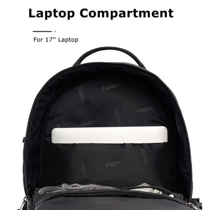 Cwatcun D111 Large Capacity Outdoor Professional Photography Backpack Shoulders Laptop Camera Bag, Size:56 x 33 x 18cm(Black)