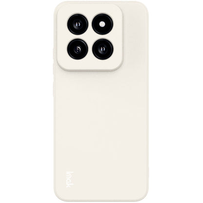 Pour Xiaomi 14 Pro 5G Étui de téléphone en TPU à bord droit série imak UC-4 (Blanc)