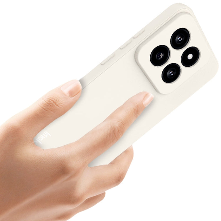 Pour Xiaomi 14 Pro 5G Étui de téléphone en TPU à bord droit série imak UC-4 (Blanc)