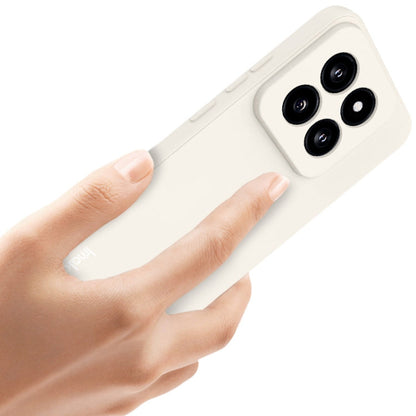 Pour Xiaomi 14 Pro 5G Étui de téléphone en TPU à bord droit série imak UC-4 (Blanc)
