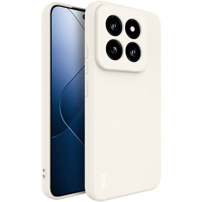 Pour Xiaomi 14 Pro 5G Étui de téléphone en TPU à bord droit série imak UC-4 (Blanc)