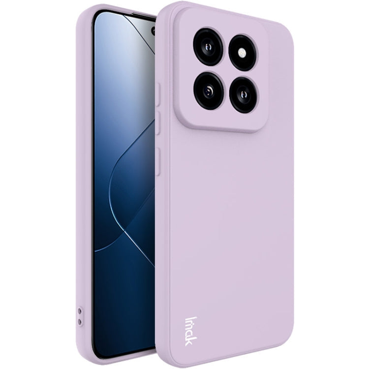 Pour Xiaomi 14 Pro 5G, coque de téléphone en TPU imak série UC-4 à bord droit (violet)