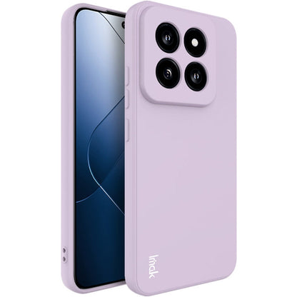 Pour Xiaomi 14 Pro 5G, coque de téléphone en TPU imak série UC-4 à bord droit (violet)