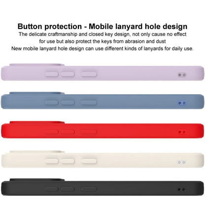 Pour Xiaomi 14 Pro 5G Étui de téléphone en TPU à bord droit série imak UC-4 (Blanc)