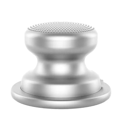 EWA A117 Mini Support Téléphone Magnétique Portable Haut-parleur Bluetooth en Métal (Argent)