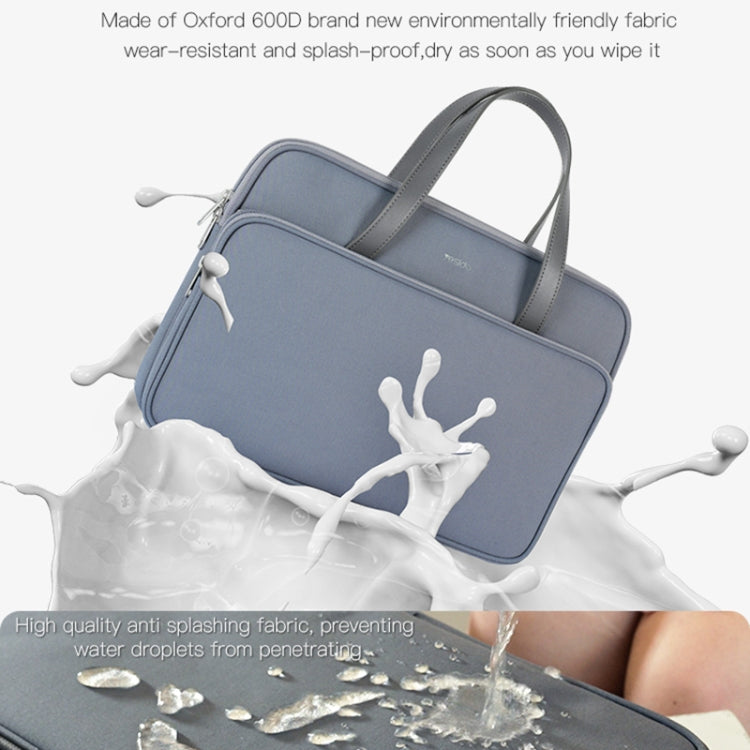 Yesido WB35 Sacoche pour ordinateur portable 14 pouces en tissu Oxford imperméable (Bleu)