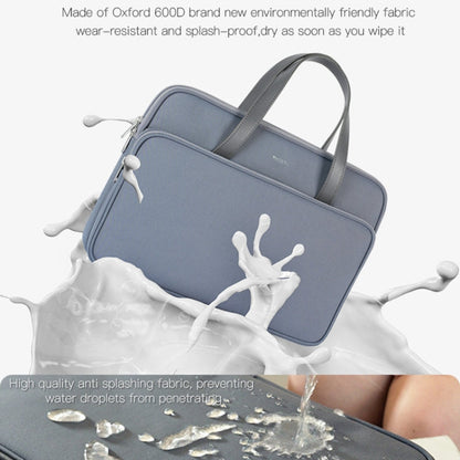 Yesido WB35 Sacoche pour ordinateur portable 14 pouces en tissu Oxford imperméable (Bleu)