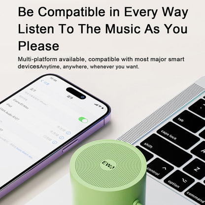 EWA A127 Outdoor IPX5 Waterproof Portable Mini TWS Wireless Bluetooth Speaker(Green)