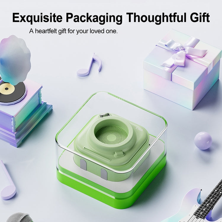 EWA A132 Mini Enceinte Stéréo Portable sans Fil Bluetooth (Vert)