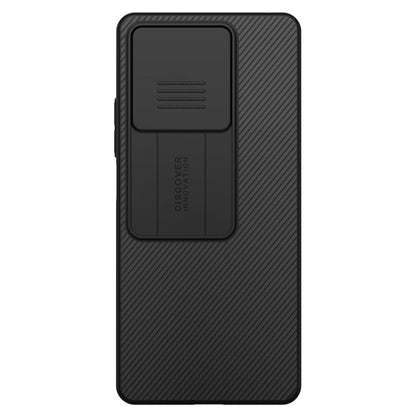 Pour Xiaomi Redmi Note 13 5G NILLKIN Série Miroir Noir Étui de Téléphone PC Camshield (Noir)