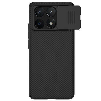 For Xiaomi Redmi K70E / Poco X6 Pro 5G NILLKIN Black Mirror Series Camshield PC Phone Case(Black)