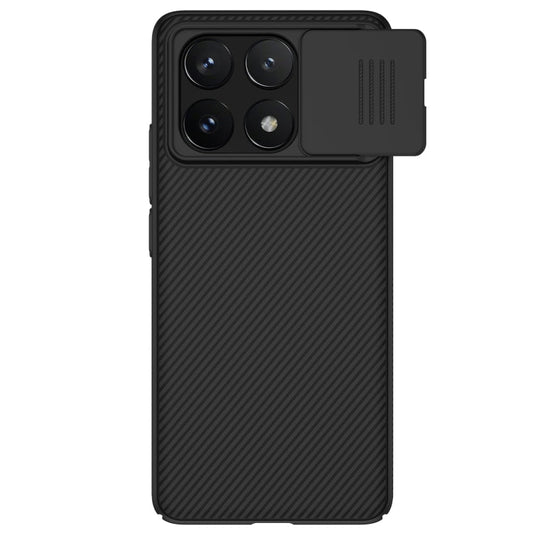 Pour Xiaomi Redmi K70E / Poco X6 Pro 5G NILLKIN Étui de téléphone PC Camshield de la série Black Mirror (Noir)