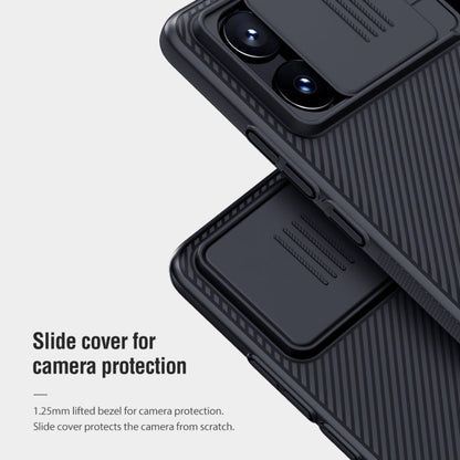 For Xiaomi Redmi K70E / Poco X6 Pro 5G NILLKIN Black Mirror Series Camshield PC Phone Case(Black)