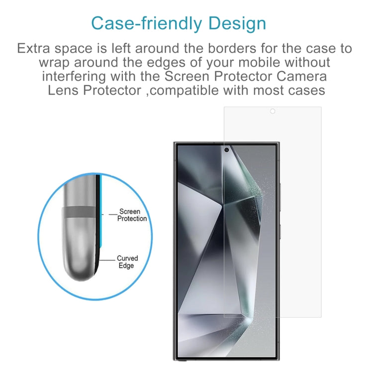 For Samsung Galaxy S25 Ultra 5G 0.18mm 9H 2.5D Tempered Glass Film, Support Fingerprint Unlocking