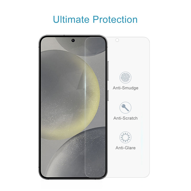 For Samsung Galaxy S25+ 5G 0.18mm 9H 2.5D Tempered Glass Film, Support Fingerprint Unlocking